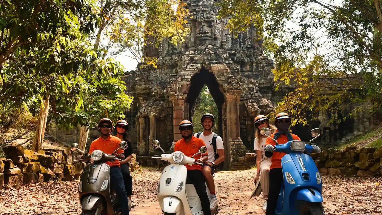 nos aventures à Angkor Wat au Cambodge akim vespa