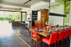 hôtel de luxe privé siem reap villa nisay table à manger