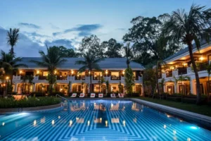 luxury hotel shinta mani angkor pool exterior