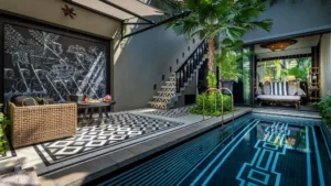 hôtel de luxe shinta mani angkor villa avec piscine
