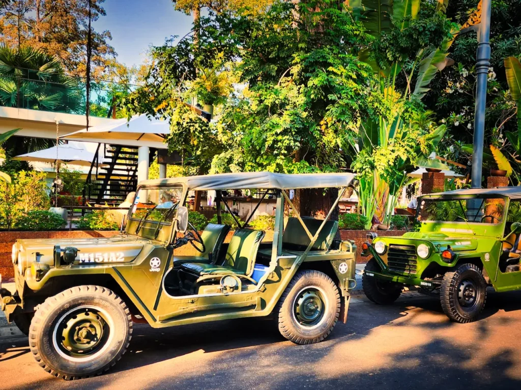adventures cambodia vintage jeep