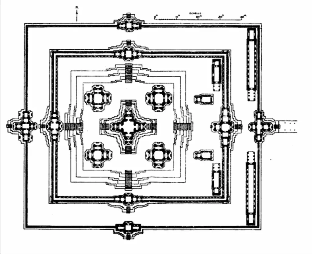 ta keo temple layout