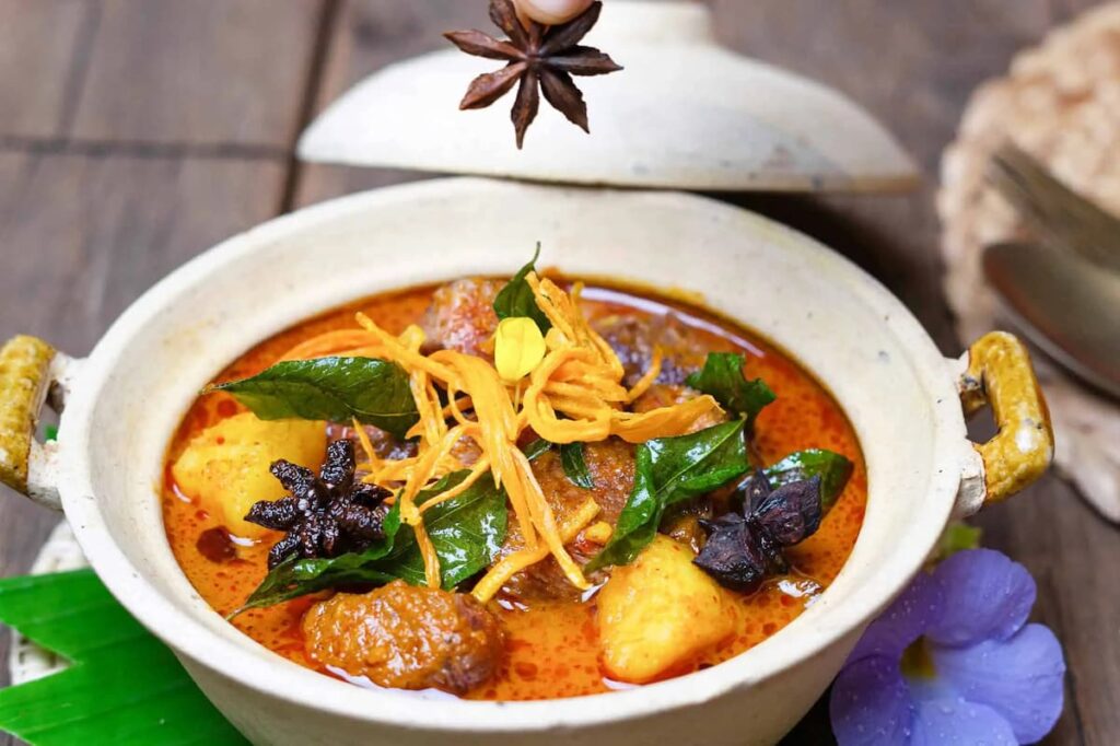 siem reap food beef saraman 