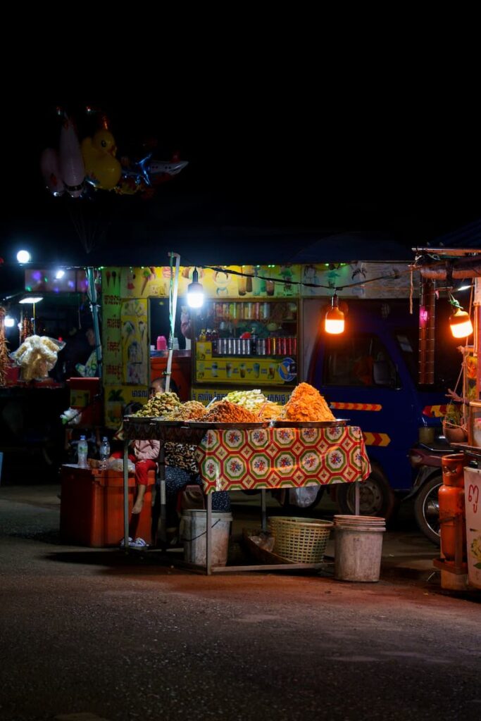 siem reap street food vendor
