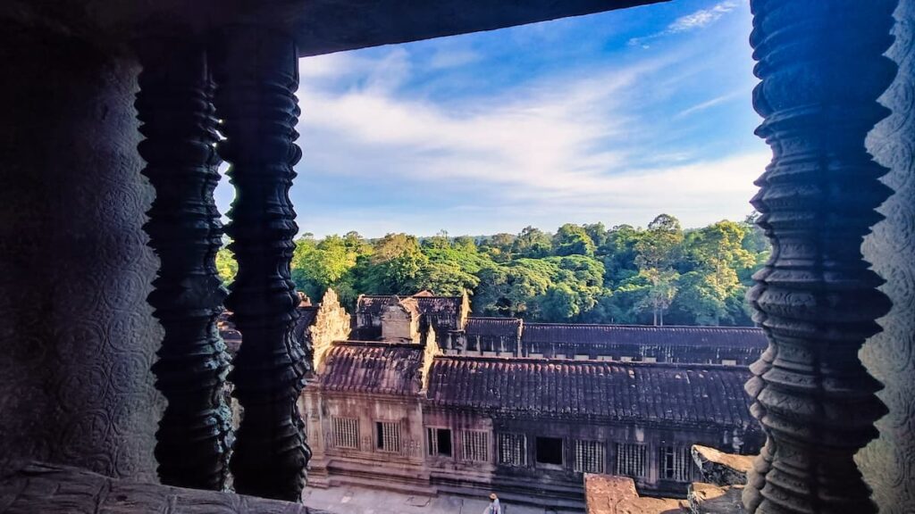 angkor view from top terrace